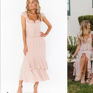 Show Me Your Mumu Reese Ruffle Dress